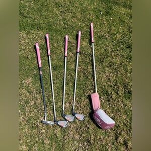 Lynx Girls Kids Golf Club Set